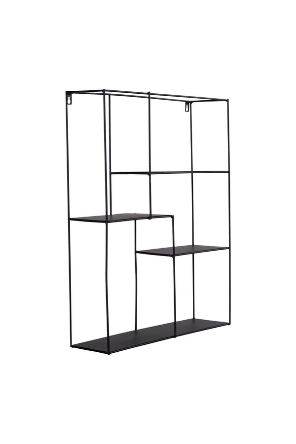 Mons Plank – Schwarz, Stahl, 40,5 x 10,5 x 50 cm