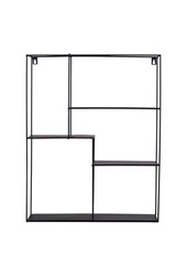 Mons Plank – Schwarz, Stahl, 40,5 x 10,5 x 50 cm