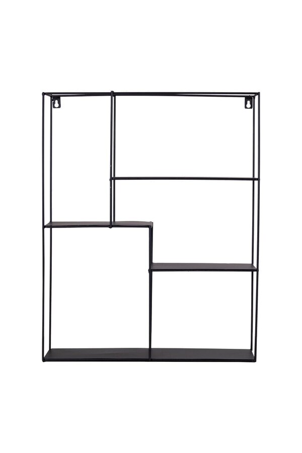 Mons Plank – Schwarz, Stahl, 40,5 x 10,5 x 50 cm