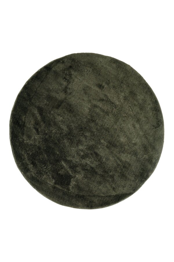 Miami Teppich – Grün, 100 % Polyester, Ø 160 cm