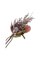 King Protea Bouquet – Kunstblumen, Rosenmix, 74 cm