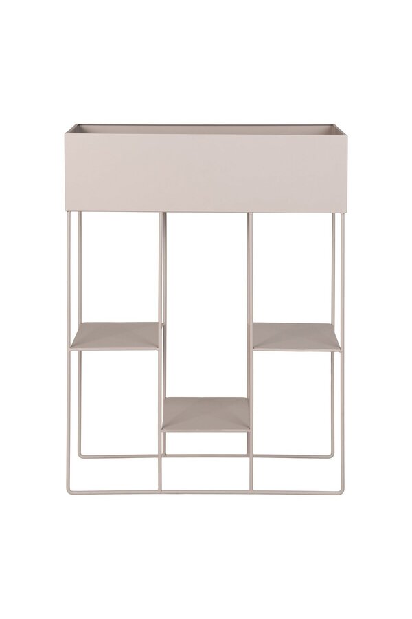 Rabo Pflanzkübel – Pflanzkübel, Stahl, 3 Regale, Sand, 25 x 60 x 80 cm