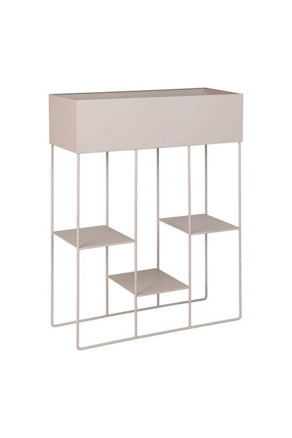 Rabo Pflanzkübel – Pflanzkübel, Stahl, 3 Regale, Sand, 25 x 60 x 80 cm
