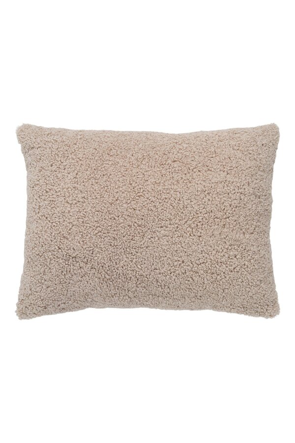 Tavira Kissen – Grau/Braun, 100 % Polyester, 45 x 60 cm