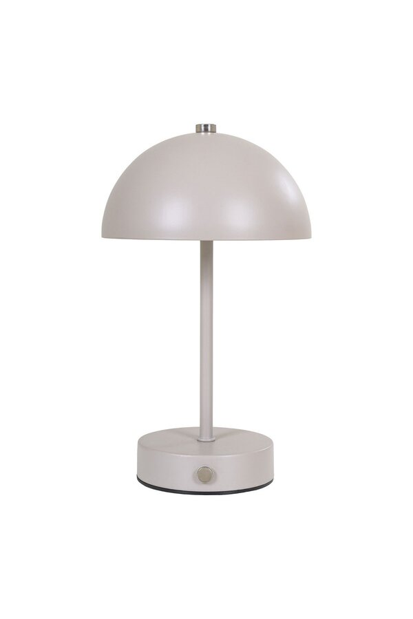 Holt LED-Tischleuchte – Sand, Metall, wiederaufladbar