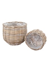 Inselkörbe – Rattan Fort, natur – 2er-Set