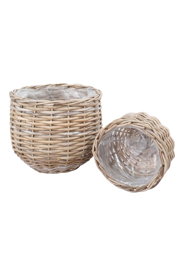 Inselkörbe – Rattan Fort, natur – 2er-Set
