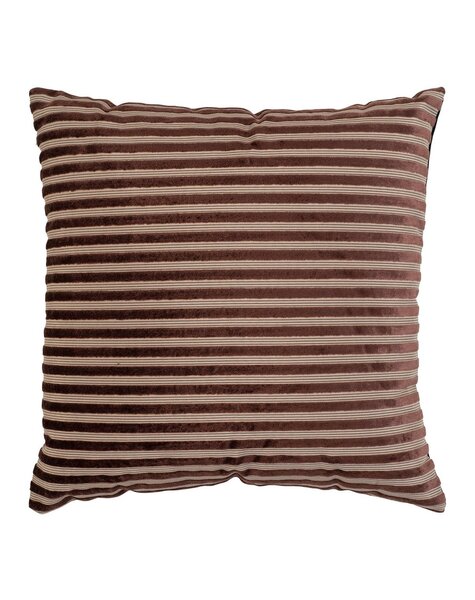 Perth Kissen – Kissen, Polyester, Rayon, Baumwolle, beige/braun, 45 x 45 cm