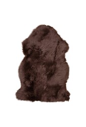 Lammleder – Echtes Lammleder, Braun – 50 x 85 cm