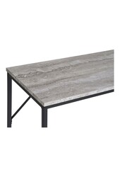 Vita Konsolentisch – Travertin-Optik, schwarz, 110 x 26 x 80 cm