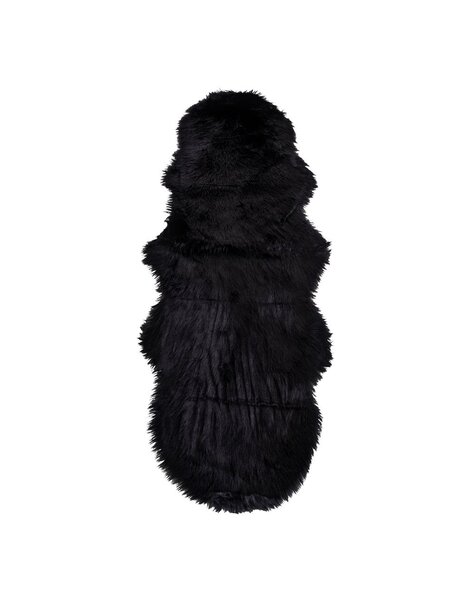 Kunstleder – Schwarz, Polyester, 60 x 180 cm
