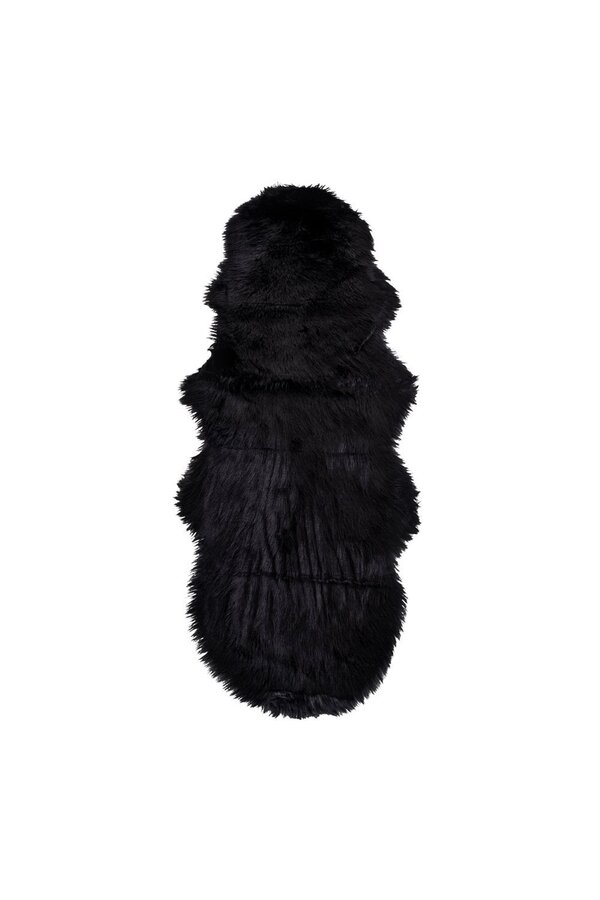 Kunstleder – Schwarz, Polyester, 60 x 180 cm