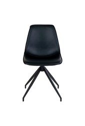 Monaco Esszimmerstuhl – Schwarz, PU/Stahl, 56 x 48 x 86 cm – 2er-Set