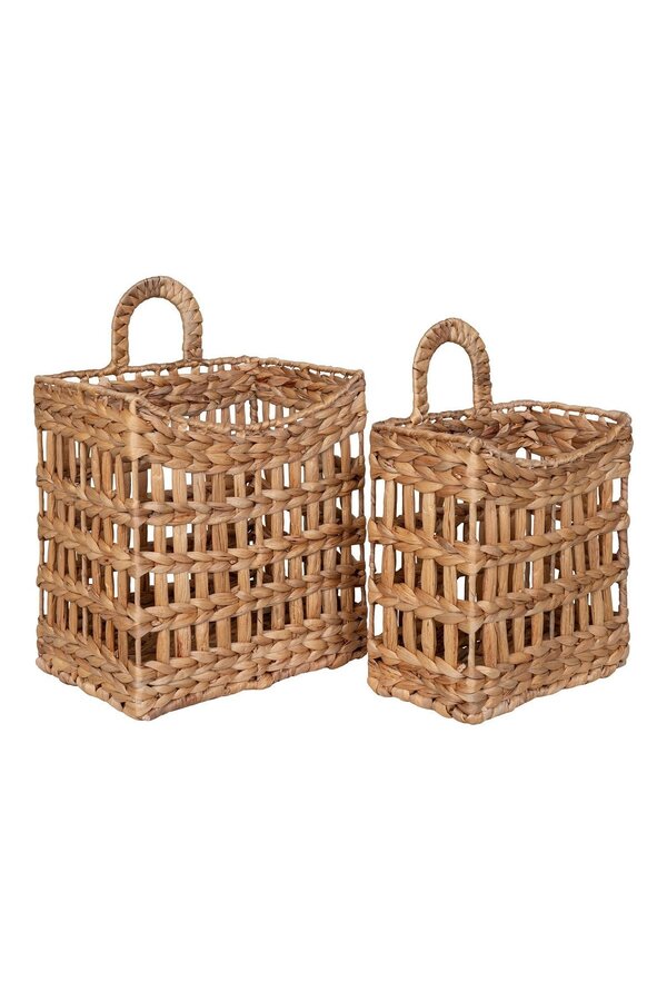 Cala Hängekörbe – Wasserhyazinthe, naturfarben – 2er-Set