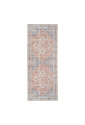 Havana Läufer – Blau/Orange, Chenille-Polyester, 80 x 200 cm