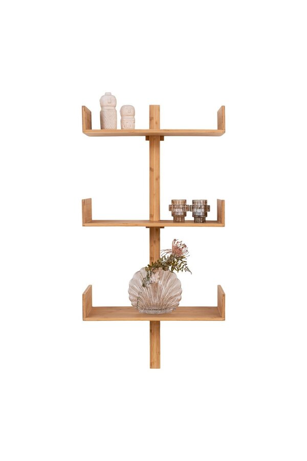 Villa Shelf – Wandregal, Bambus, naturfarben, 50 x 102 cm