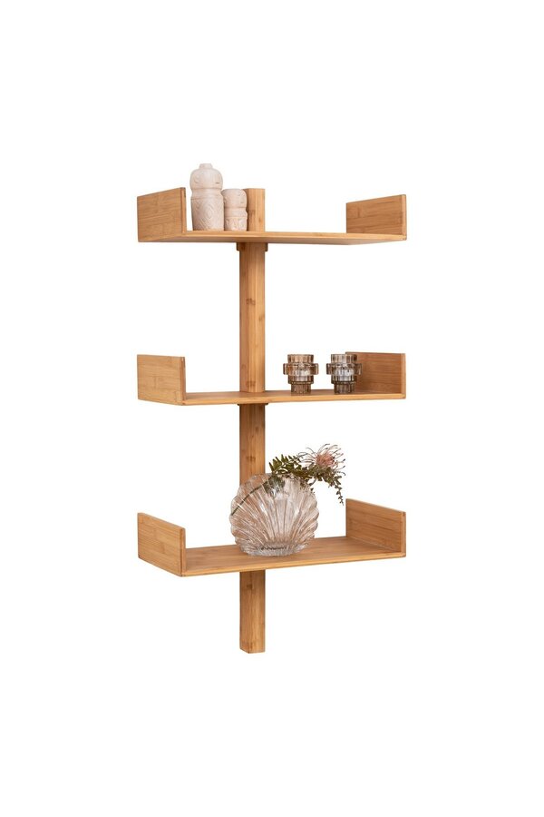 Villa Shelf – Wandregal, Bambus, naturfarben, 50 x 102 cm