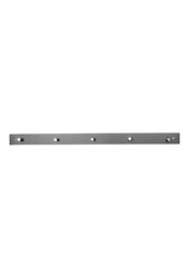 Padova Garderobe – Schwarz, Kiefernholz/Stahl, 70 x 5 x 2 cm