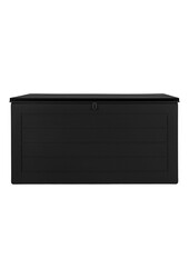 Dubrovnik Kissenbox – Kissenbox, Kunststoff, schwarz, 146,5 x 61 x 64,5 cm, 490 l