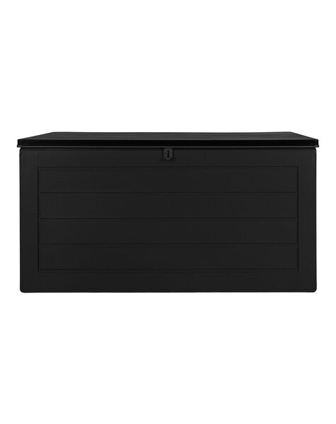 Dubrovnik Kissenbox – Kissenbox, Kunststoff, schwarz, 146,5 x 61 x 64,5 cm, 490 l