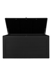 Dubrovnik Kissenbox – Kissenbox, Kunststoff, schwarz, 146,5 x 61 x 64,5 cm, 490 l