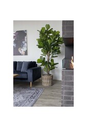 Fiddle Leaf Tree – Grün, PE-Kunststoff/Polyester, 81 x 93 x 190 cm