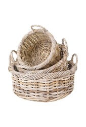 Kuta Körbe – Kubu, Kubu Rattan, 30/40/50 cm – 3er-Set
