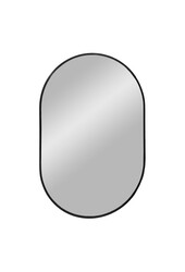 Madrid Spiegel – Schwarz, Aluminium/Glas, 50 x 80 cm