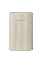 Vase – Keramikvase, grau, 16,5 x 6,5 x 26 cm