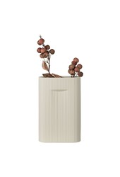 Vase – Keramikvase, grau, 16,5 x 6,5 x 26 cm