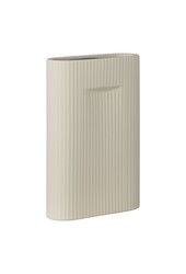 Vase – Keramikvase, grau, 16,5 x 6,5 x 26 cm