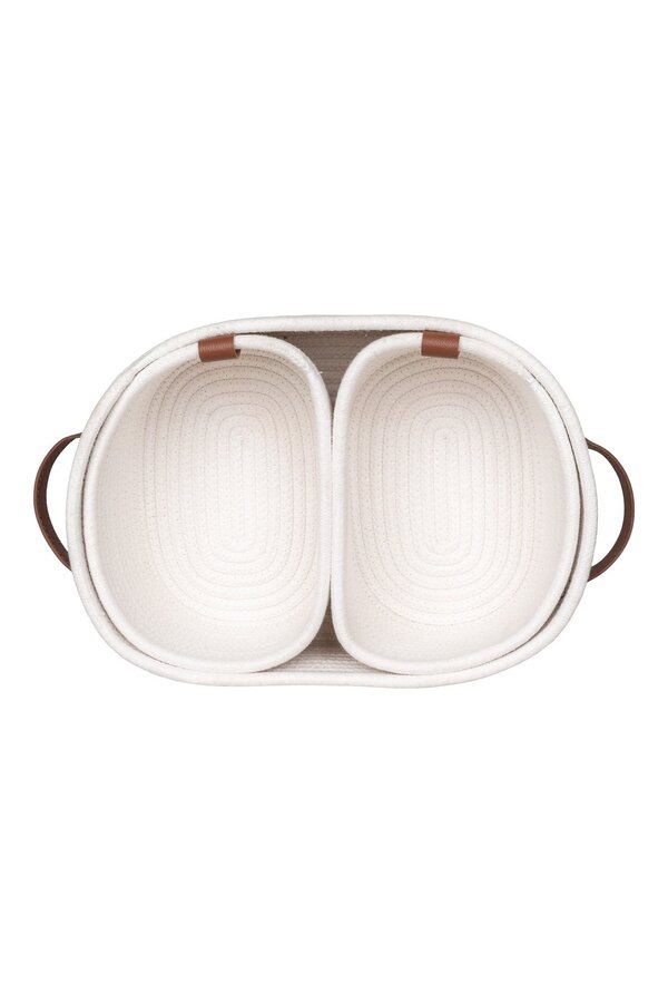 Jarana Körbe – Weiß, 3er-Set