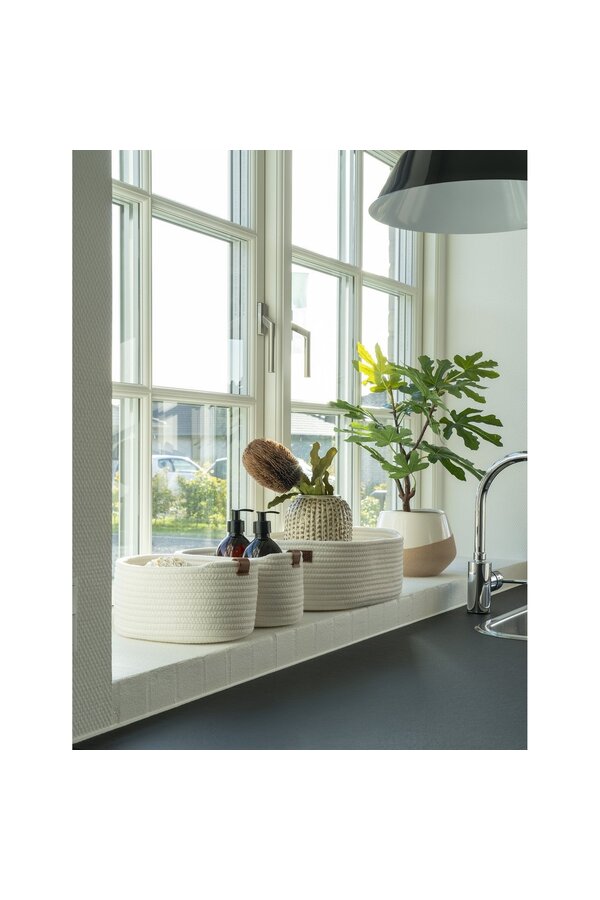 Jarana Körbe – Weiß, 3er-Set