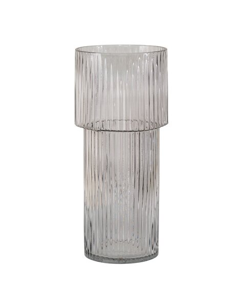 Vase – Klares, mundgeblasenes Glas, Ø 17,5 x 40 cm