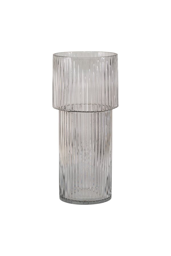 Vase – Klares, mundgeblasenes Glas, Ø 17,5 x 40 cm