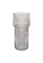 Vase – Klares, mundgeblasenes Glas, Ø 17,5 x 40 cm