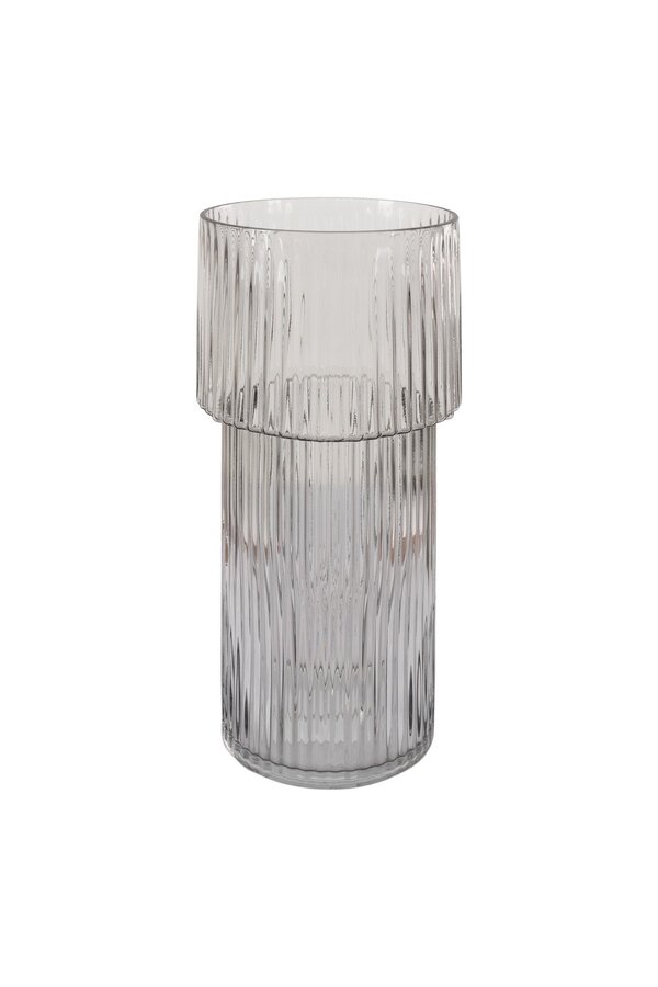 Vase – Klares, mundgeblasenes Glas, Ø 17,5 x 40 cm