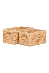 Passo Körbe – Natur, Wasserhyazinthe, 2er-Set