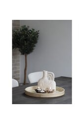 Vase – Vase, Keramik, beige, 18,5 x 8 x 19,5 cm
