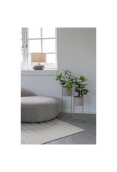 Rabo Blumenständer – Blumenständer, Stahl, Sand, 2er-Set