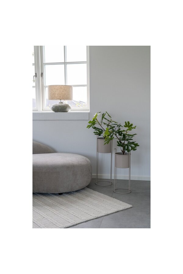 Rabo Blumenständer – Blumenständer, Stahl, Sand, 2er-Set