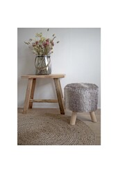 Barcelona Bank – Natur, Teak, 50 x 25 x 45 cm