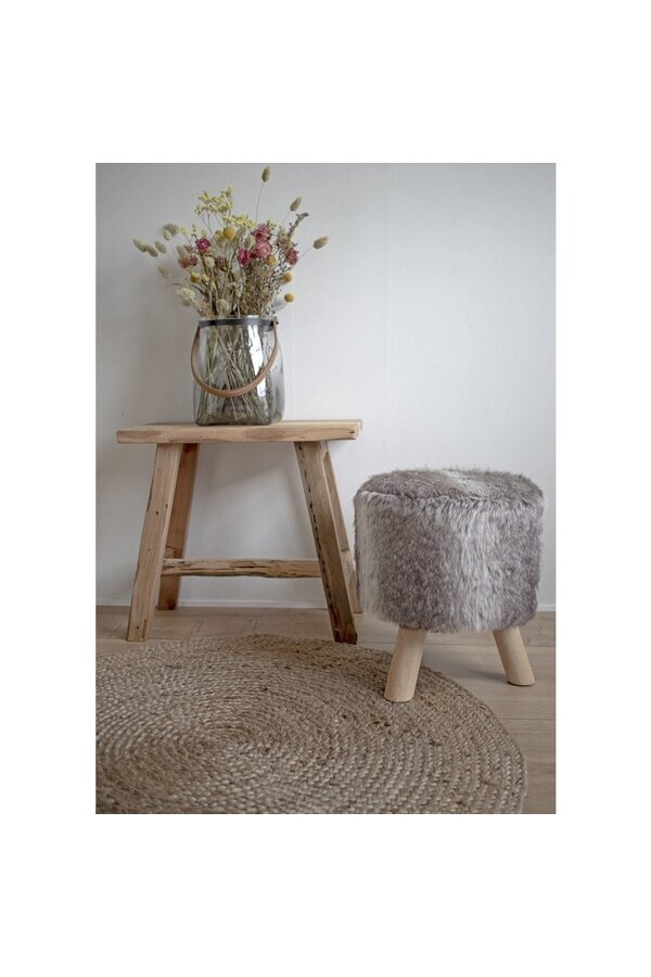 Barcelona Bank – Natur, Teak, 50 x 25 x 45 cm