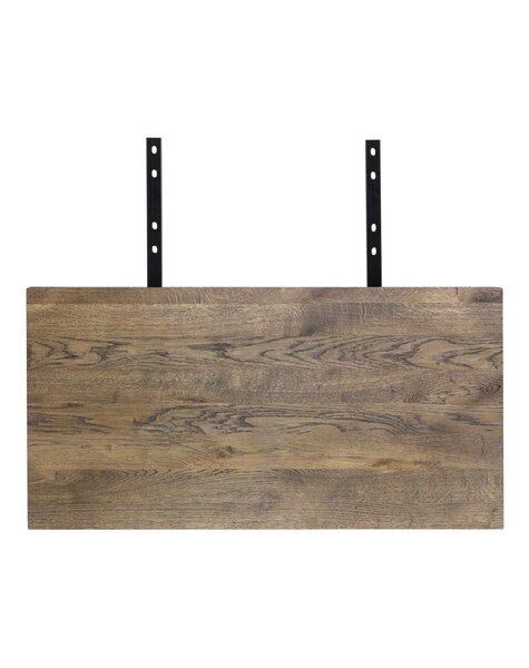 Verlängerungsplatten für Montpellier Tisch – Geräuchert, Eiche/Stahl, 95 x 50 x 4 cm – 2er-Set
