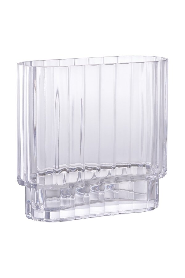 Vase – klares Glas, 20 x 9 x 19,5 cm