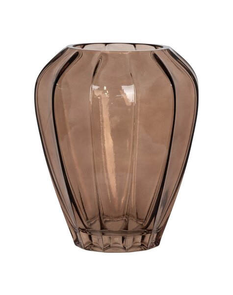 Vase – Braun, Glas, Ø 22 x 29 cm