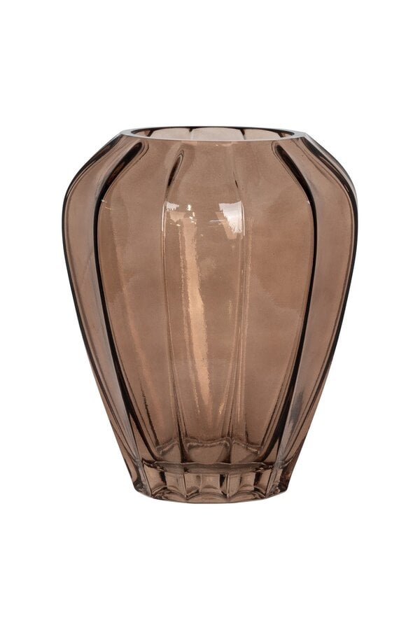 Vase – Braun, Glas, Ø 22 x 29 cm