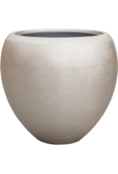 Baq Metallic Silver Leaf Couple matt hellchampagnerfarben (mit Einsatzbehälter)