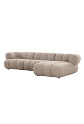 Bank New York 4-Sitzer (rechte Lounge) Sand Bouclé