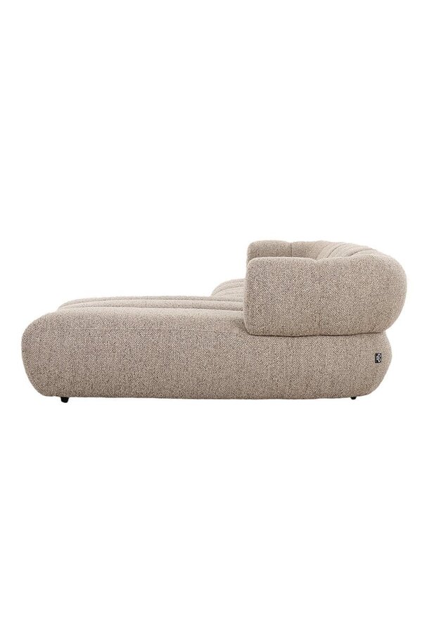 Bank New York 4-Sitzer (rechte Lounge) Sand Bouclé